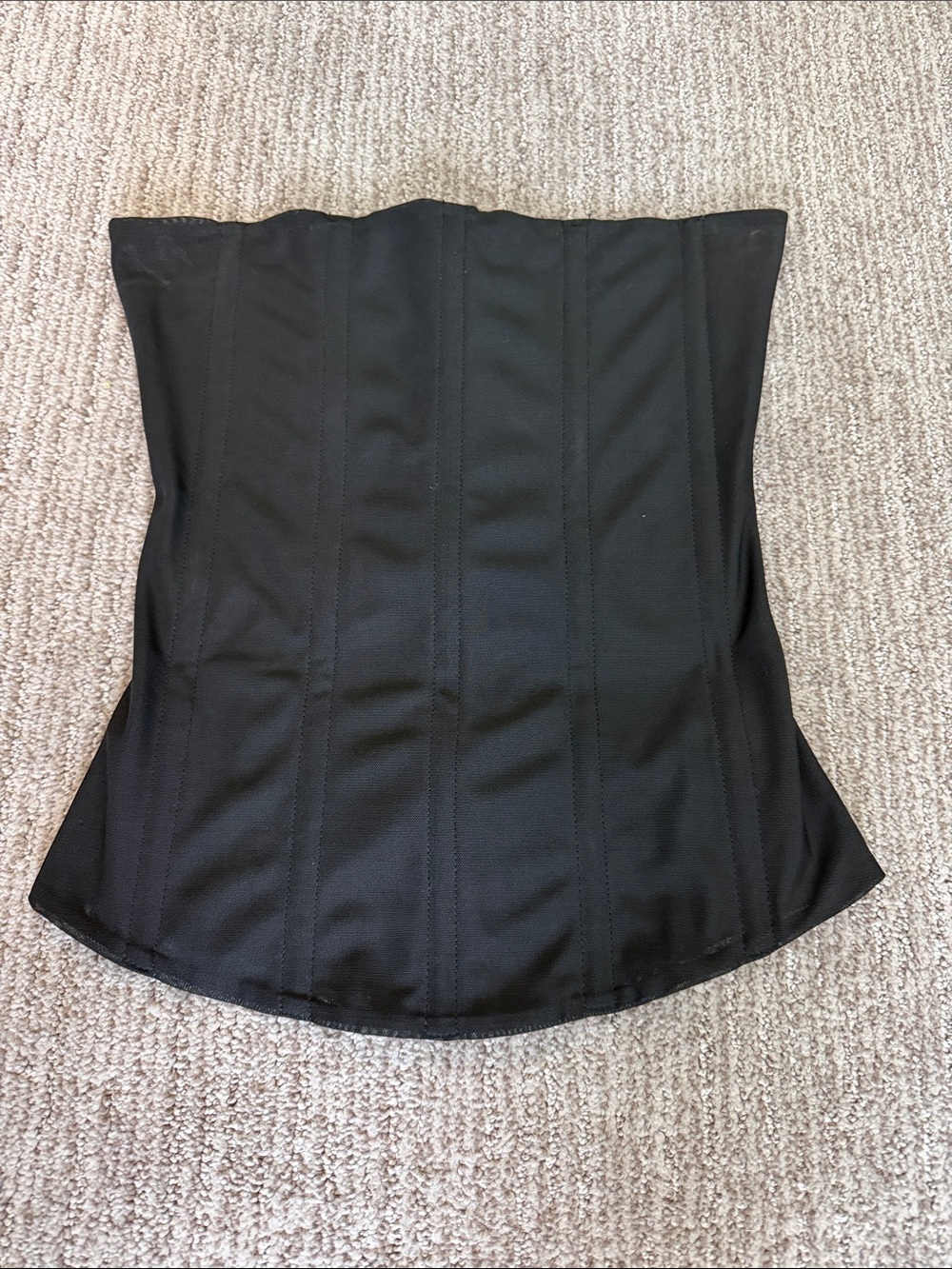 Akira Black Strapless Corset Top- small